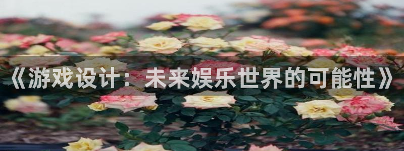 pg电子麻将胡了网页版：《游戏设计：未来娱乐世界的可能性》